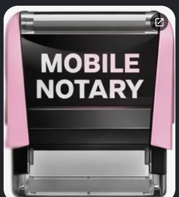 Mobile notary stamp